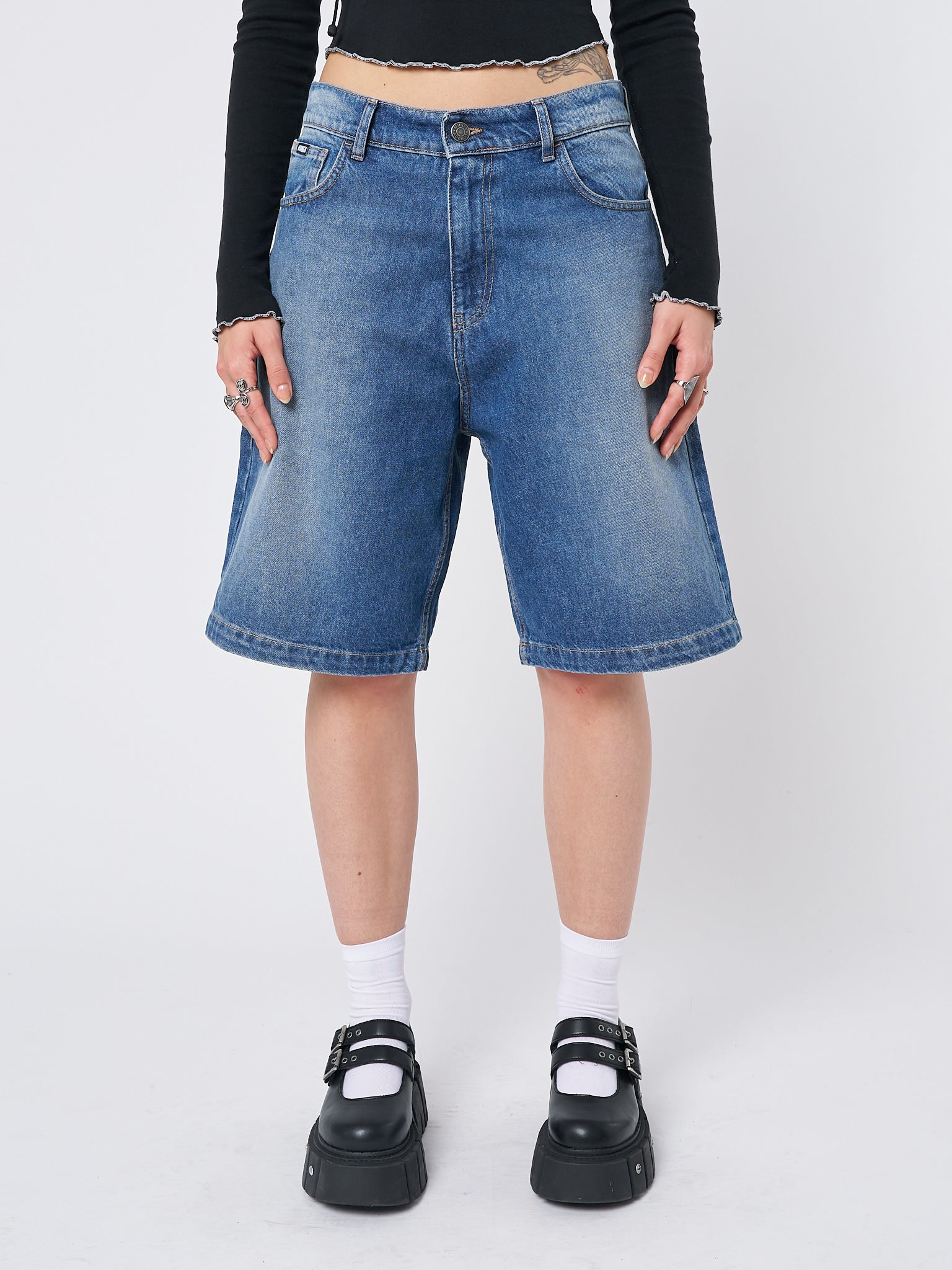 Naida Star Blue Jorts - Minga EU