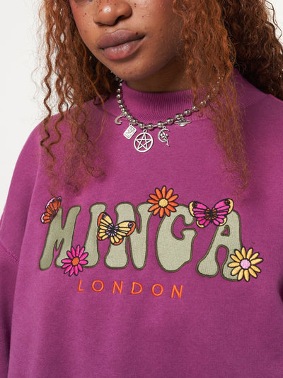 Minga Flowers & Butterflies High Neck Sweater - Minga EU