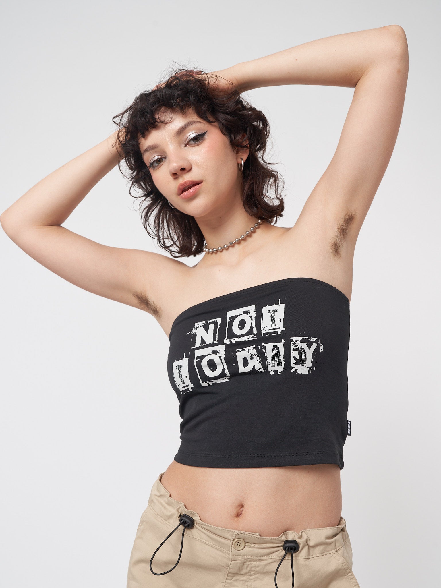 Not Today Black Tube Top - Minga EU