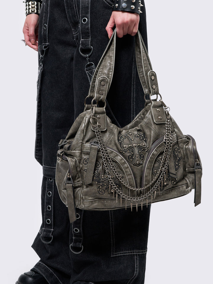 美女か野獣中古CORDURA Nylon ShoulderTote Bag Maison MIHARA YASUHIRO DOLLS / animal sholder bag （Black