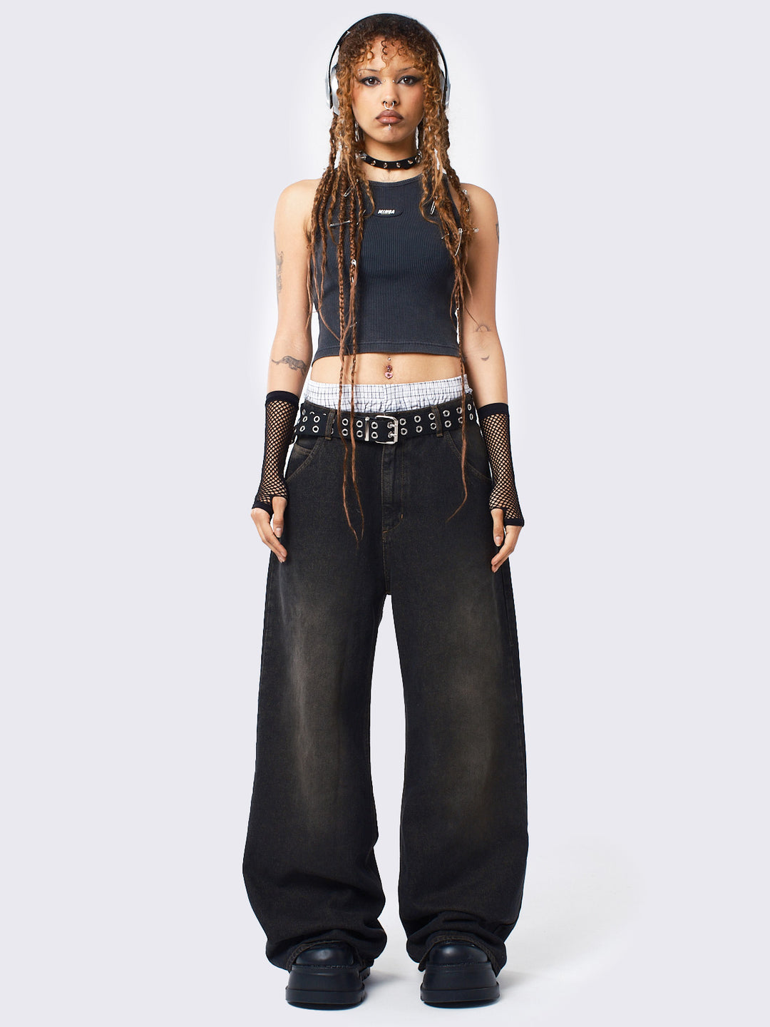 国内未入荷 EMOBROTHER - Brown Washed Baggy Jeans Brown Washed Baggy Jeans – EMOBROTHER