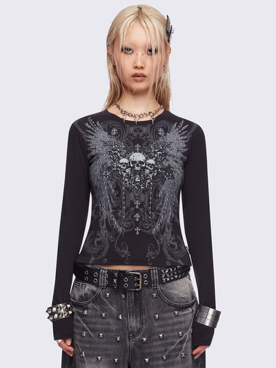 Graveborn Black Top