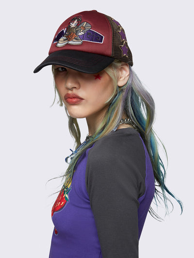 Skater Star Girl Trucker Hat