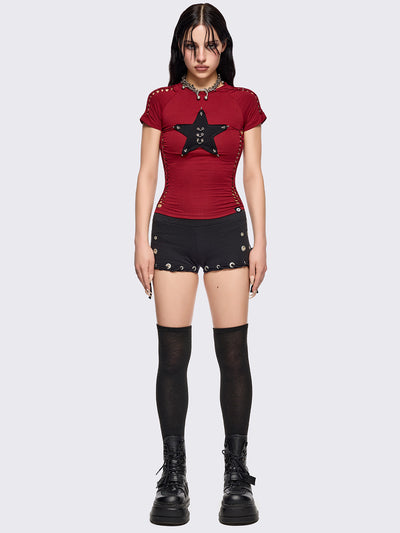 Astrea Red Baby Tee