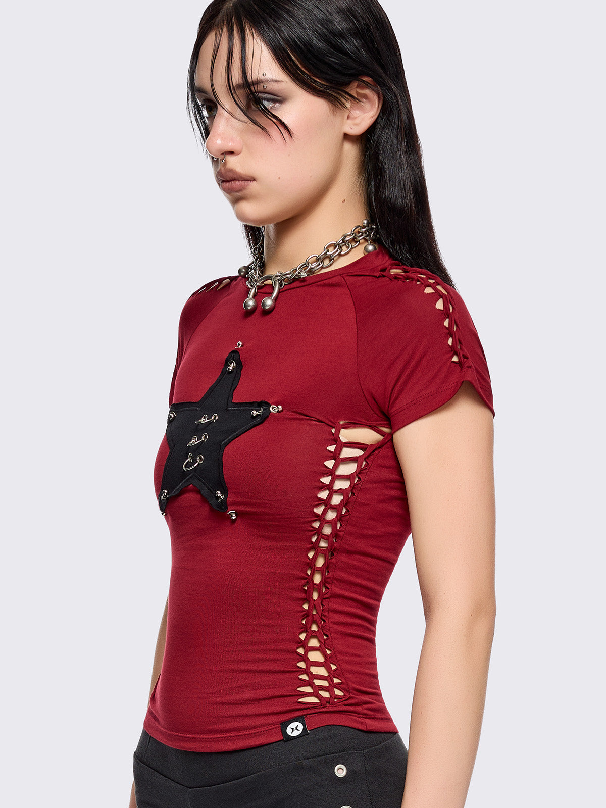 Astrea Red Baby Tee