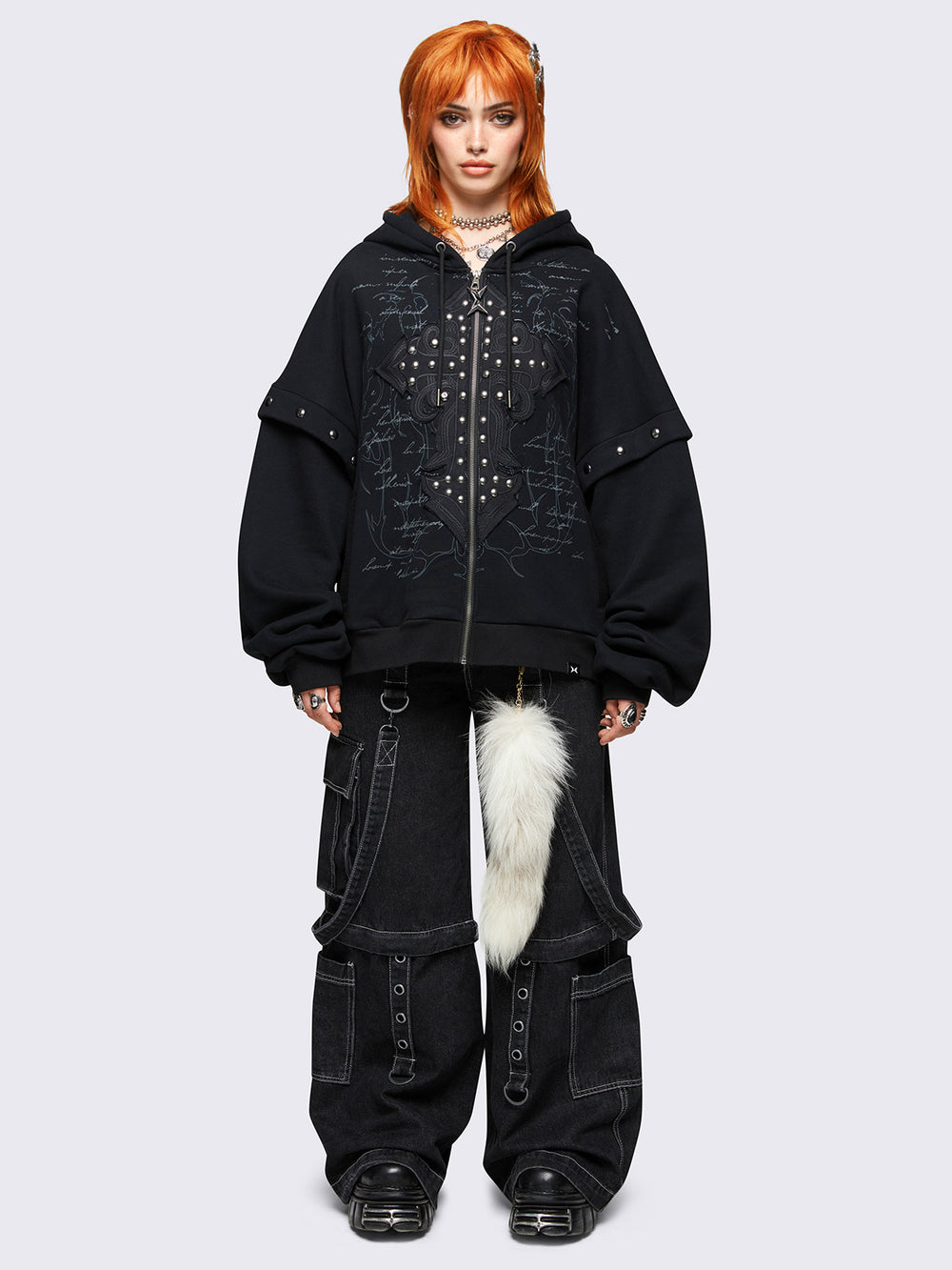 Sweatshirts & Zip-Up Hoodies - Grunge Y2K Clothing | Minga