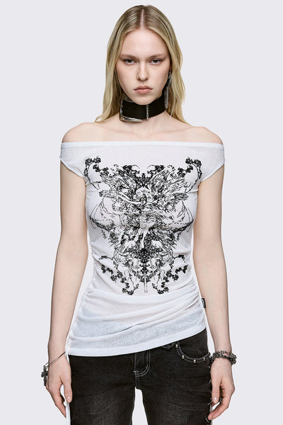 Women's Tops & T-Shirts - Graphic Tops, Y2K & Grunge Styles