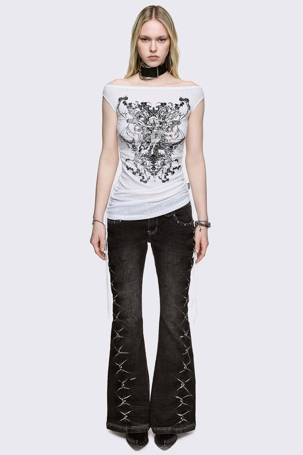 Women's Tops & T-Shirts - Graphic Tops, Y2K & Grunge Styles