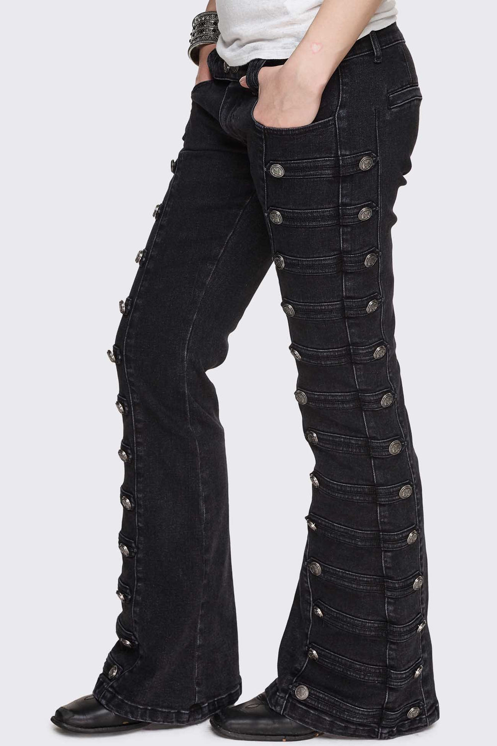 Grunge & Y2K Flare Jeans - Denim Collection | Minga London – Minga