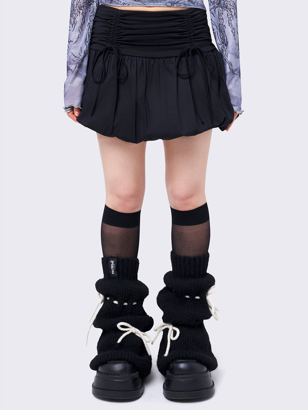 Nina Puffball Mini Skirt