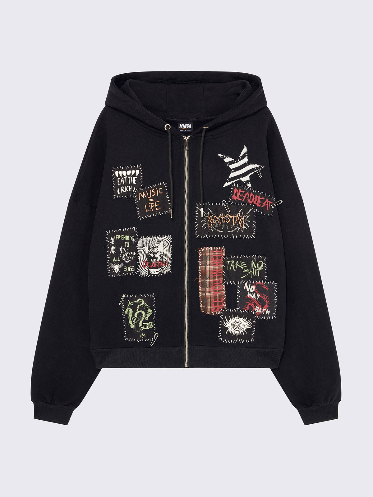 Outspoken Zip Up Hoodie