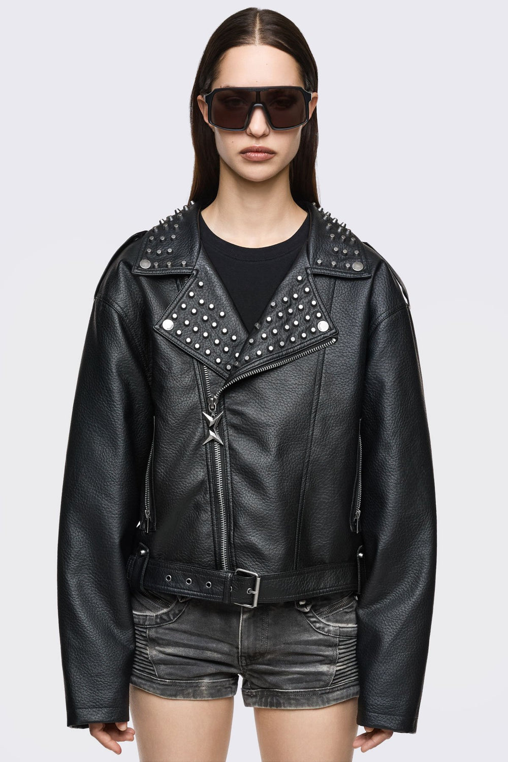 Grunge & Y2K Women's Jackets: Faux Fur, Bombers, Fleece Borgs