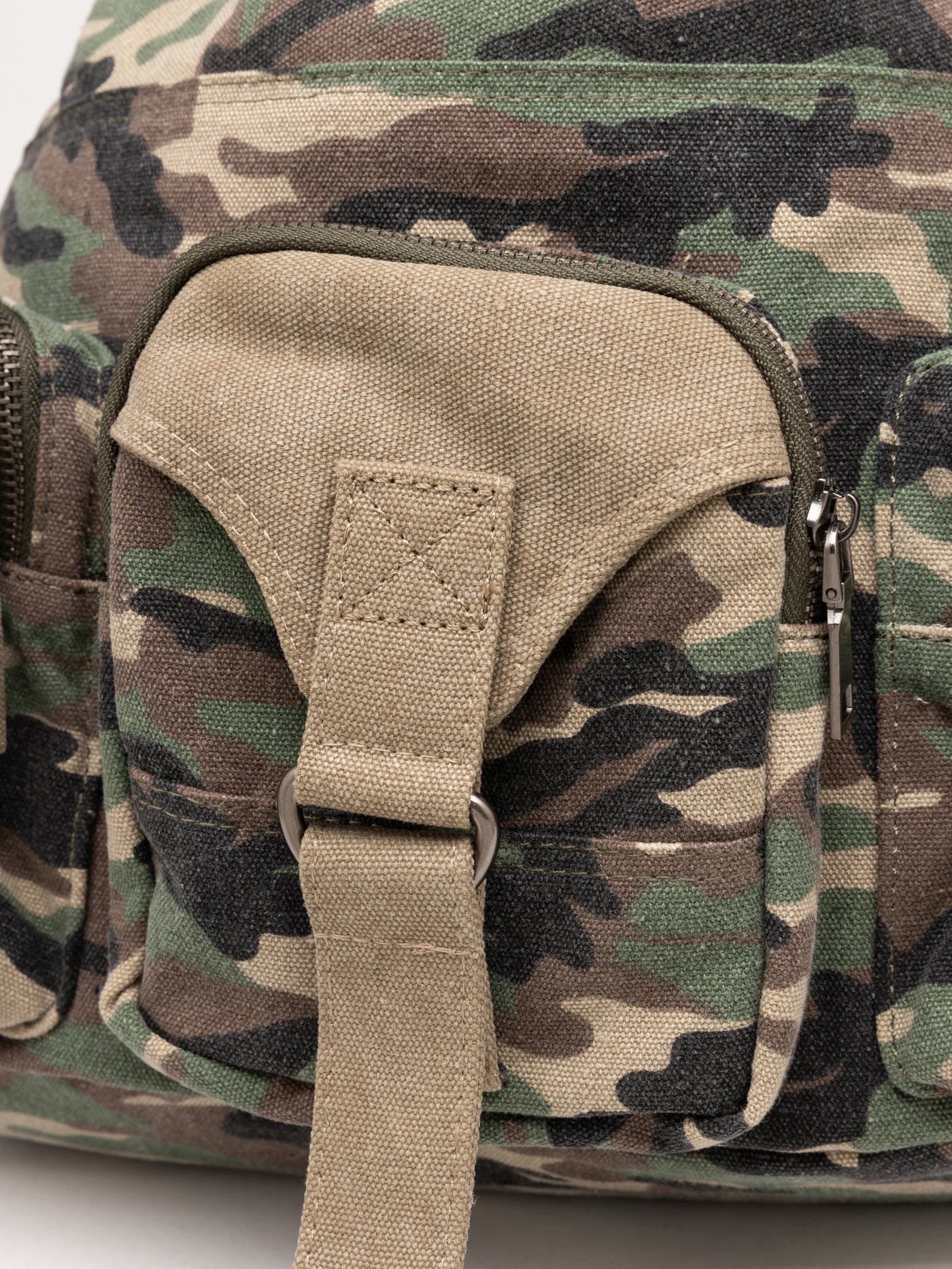 Camo Multi Pocket Sling Bag