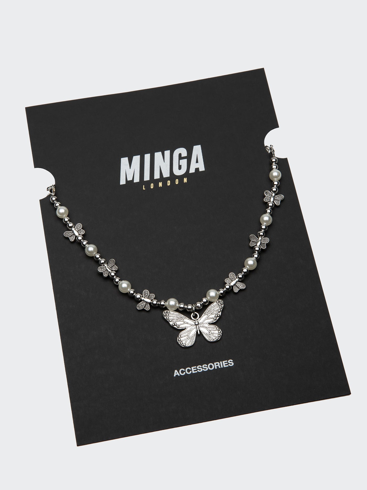 Mythical Butterfly Pearl Necklace - Minga EU