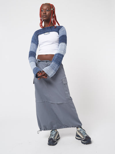 Logo Cut Out White Vest Top - Minga EU